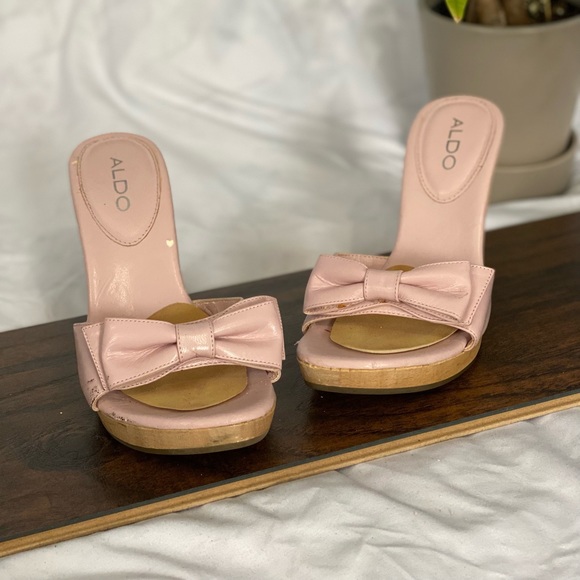 ALDO Heeled Sandals | Light Pink | Size: 6.5 - Picture 2 of 7